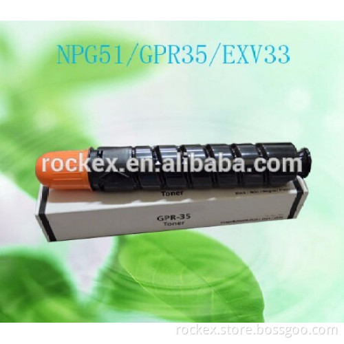 Printer NPG51/GPR35/EXV33 Toner Cartridge for Canon IR2525/2530/2520